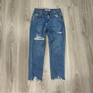 Daiclaire Paris Distressed
Raw Hem Jeans — Women's 26